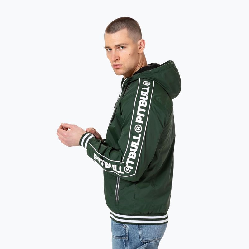 Куртка чоловіча Pitbull Whitewood Hooded Nylon green 4