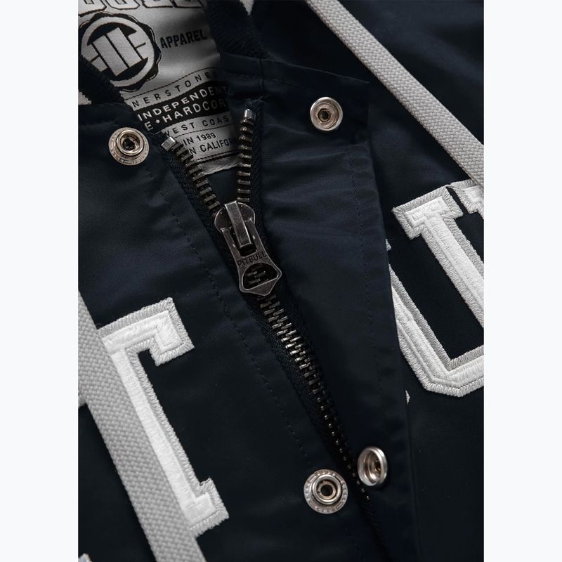 Куртка чоловіча Pitbull Falcon Ridge Bomber Hooded navy/ecru 8