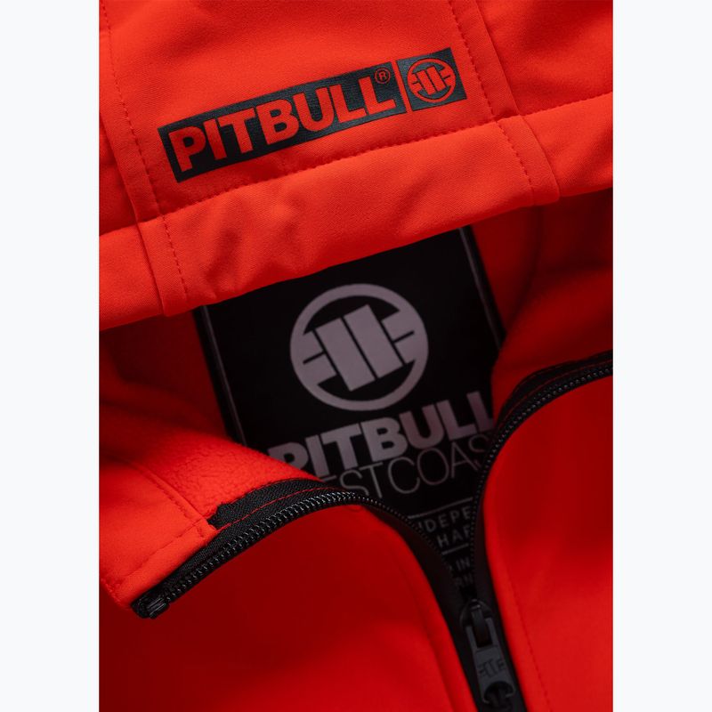 Чоловіча куртка Pitbull West Coast Midway 2 Softshell полум'яно-червона 6