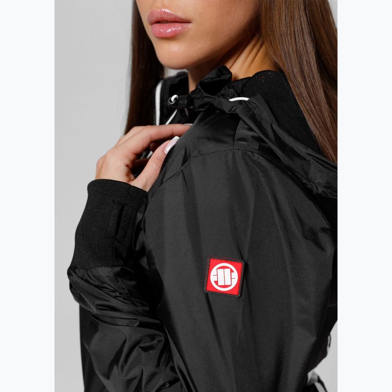 Жіноча куртка Pitbull West Coast Aaricia Hilltop Hooded Nylon чорна з капюшоном 7