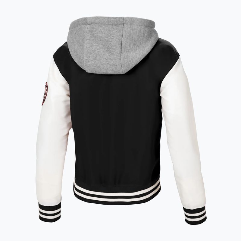Жіноча куртка Pitbull West Coast Eagle Ridge Hooded Varsity чорна 4