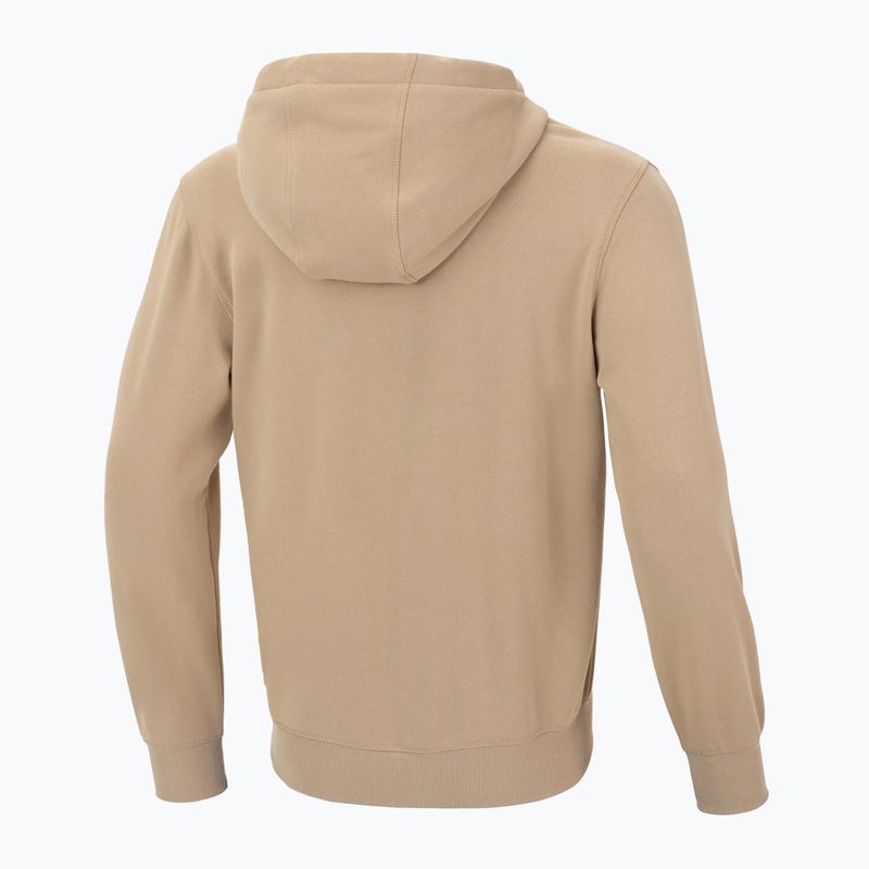 Кофта чоловіча Pitbull West Coast Terry Group Hooded Zip sand 2