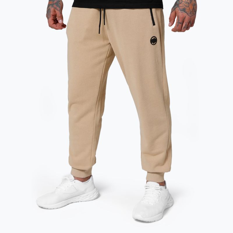 Штани чоловічі Pitbull West Coast Trackpants Terry Group sand