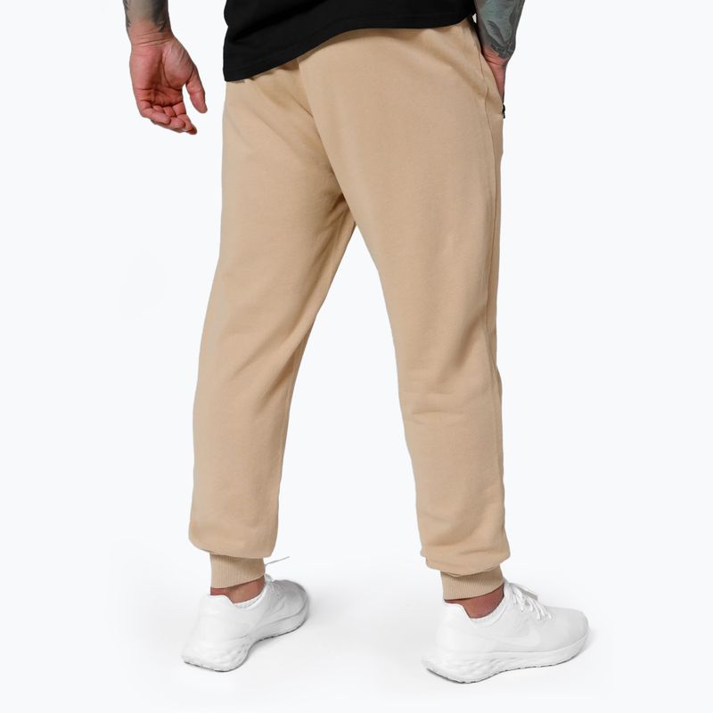 Штани чоловічі Pitbull West Coast Trackpants Terry Group sand 3