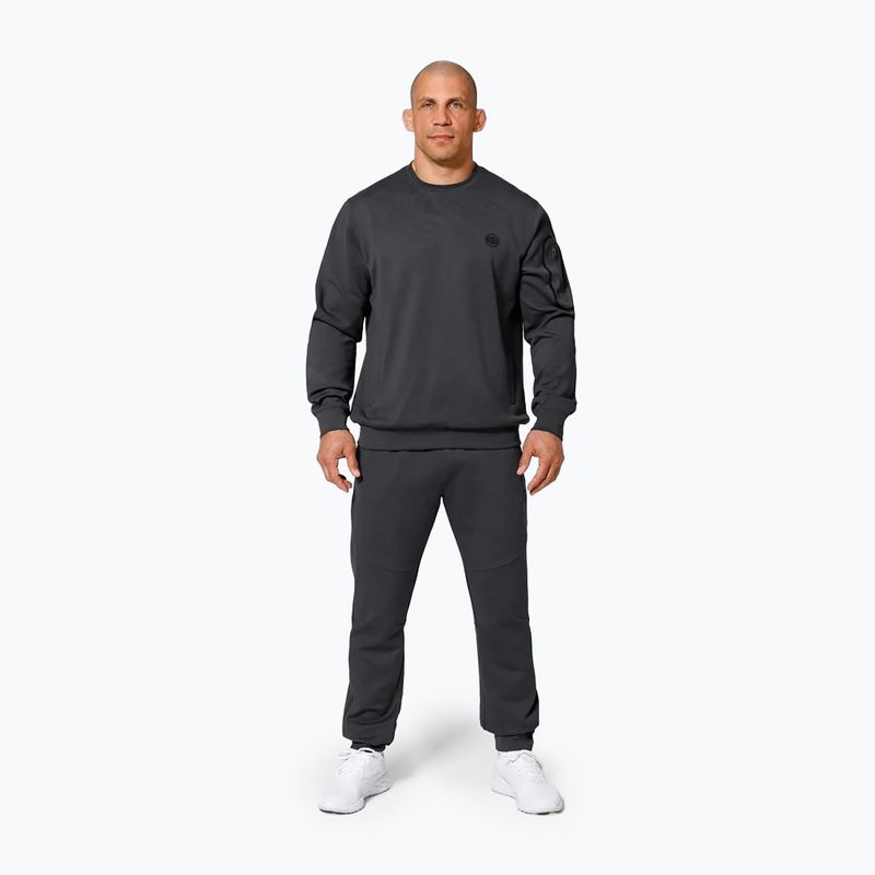 Кофта чоловіча Pitbull West Coast Explorer Crewneck graphite 2