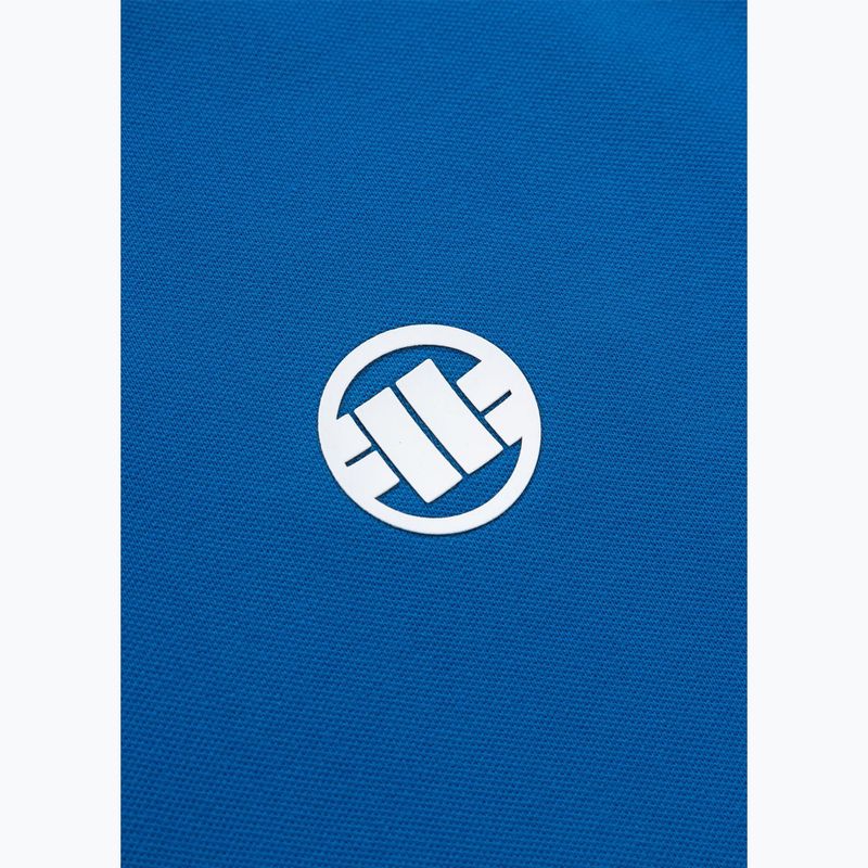 Футболка поло чоловіча Pitbull Polo Pique Stripes Regular royal blue 8