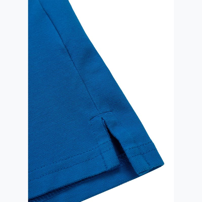 Футболка поло чоловіча Pitbull Polo Pique Stripes Regular royal blue 9