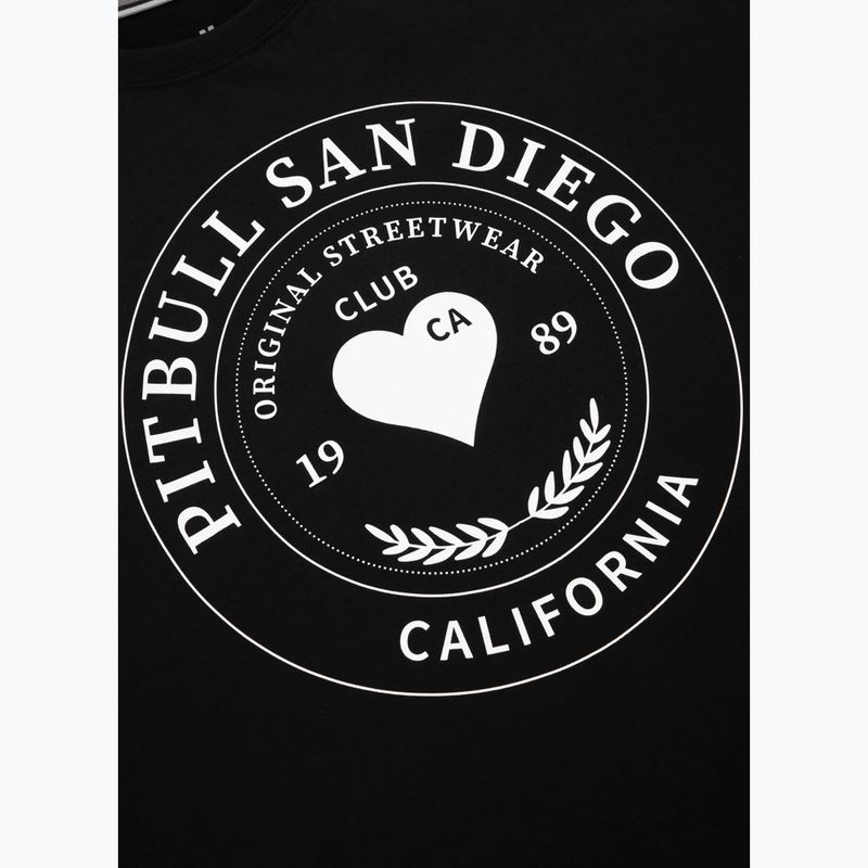 Чоловіча футболка Pitbull West Coast Heartie Oversize чорна 4