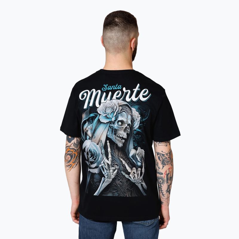 Чоловіча футболка Pitbull West Coast Santa Muerte чорна 3