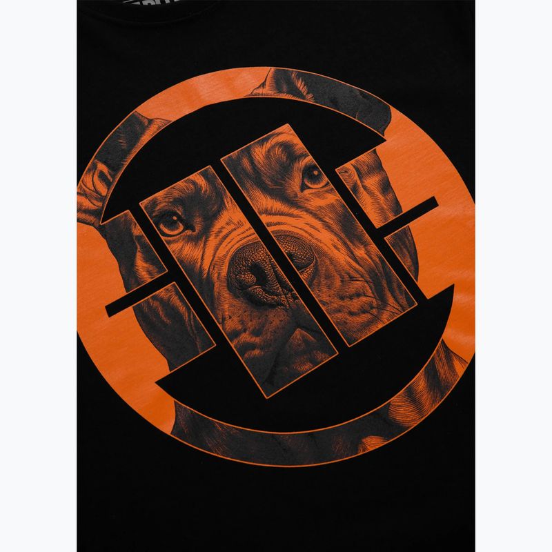 Чоловіча футболка Pitbull West Coast Orange Dog 24 чорна 6