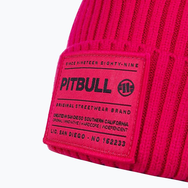Шапка зимова чоловіча Pitbull Beanie Dock pink 3