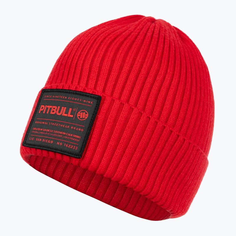 Чоловіча зимова шапка Pitbull Beanie Dock червона