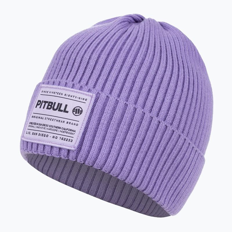 Шапка зимова чоловіча Pitbull Beanie Dock бузковийc