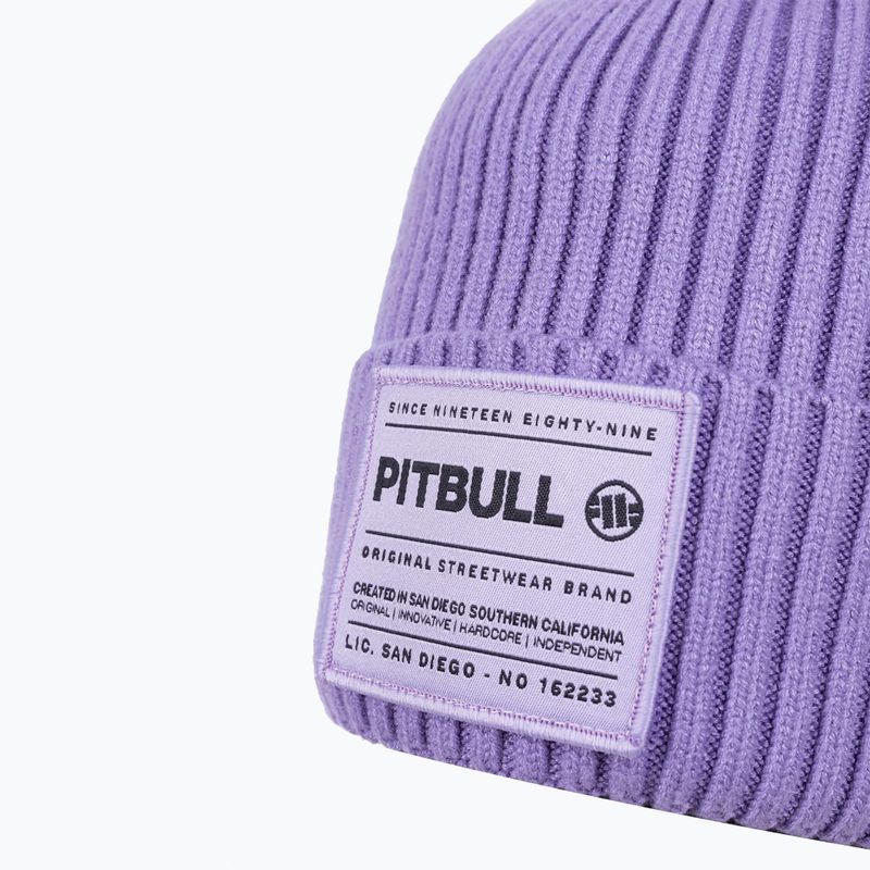 Шапка зимова чоловіча Pitbull Beanie Dock бузковийc 3