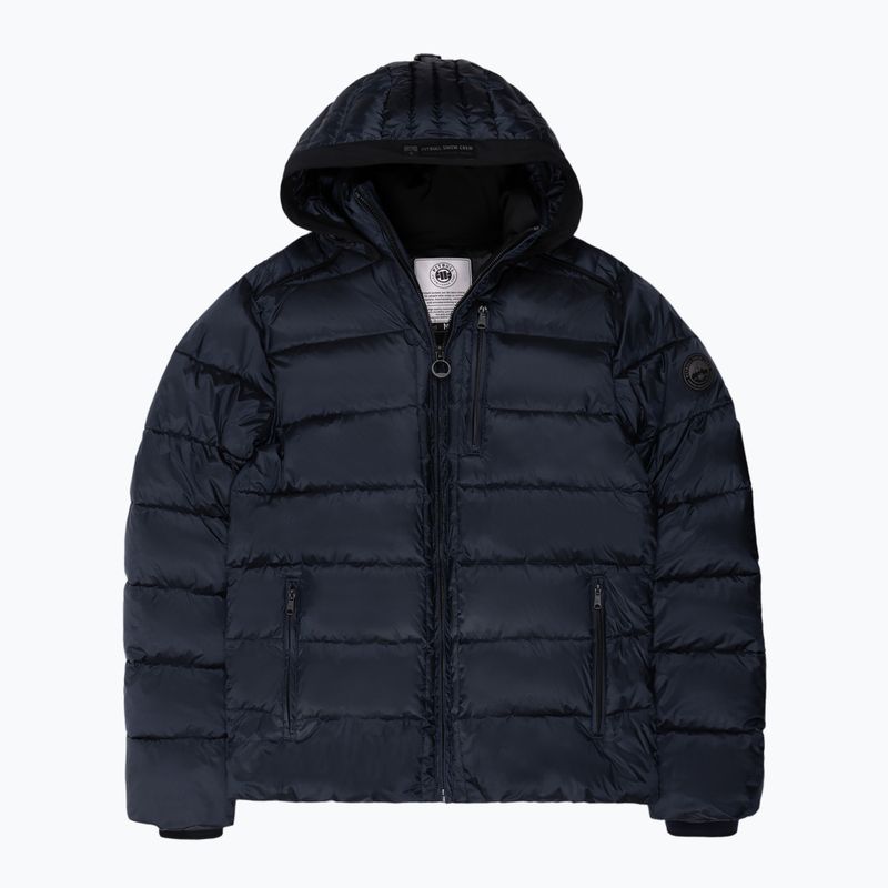 Куртка зимова чоловіча Pitbull Barles Ribstop Padded Hooded dark navy