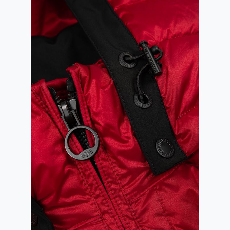 Куртка зимова чоловіча Pitbull Barles Ribstop Padded Hooded red 4