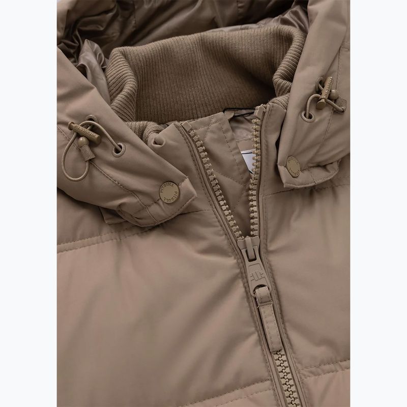 Куртка зимова чоловіча Pitbull Duncan Quilted Hooded dark sand 4