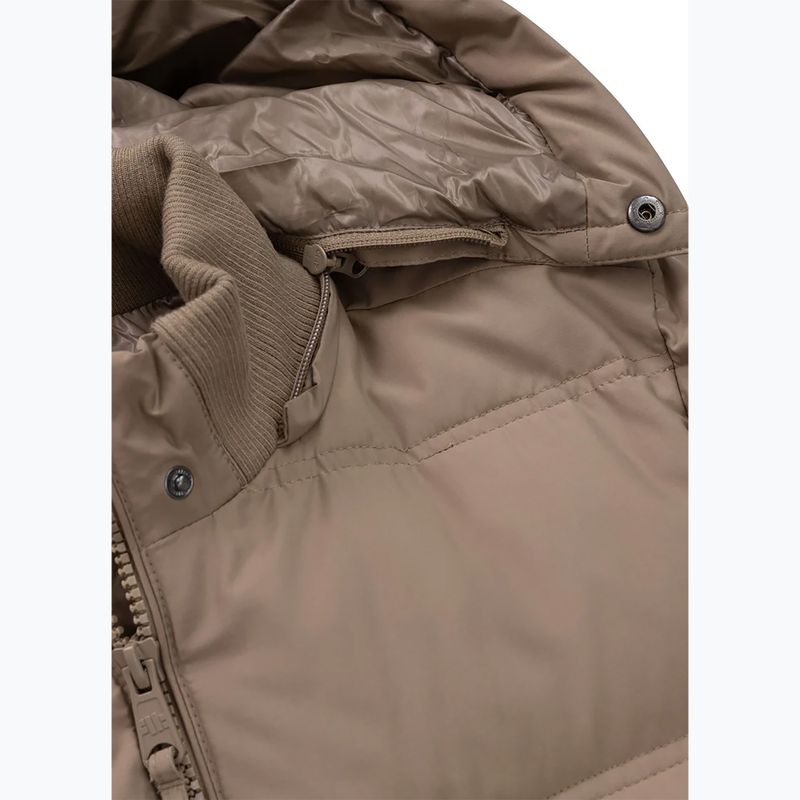 Куртка зимова чоловіча Pitbull Duncan Quilted Hooded dark sand 6