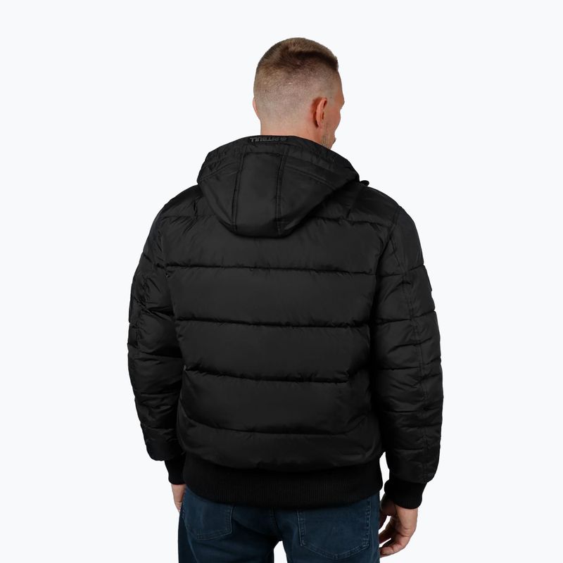 Куртка зимова чоловіча Pitbull Gopher Quilted Hooded black 2