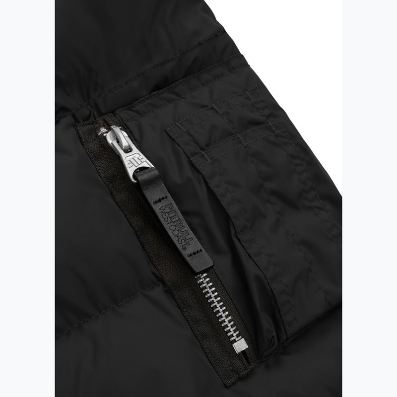 Куртка зимова чоловіча Pitbull Gopher Quilted Hooded black 5