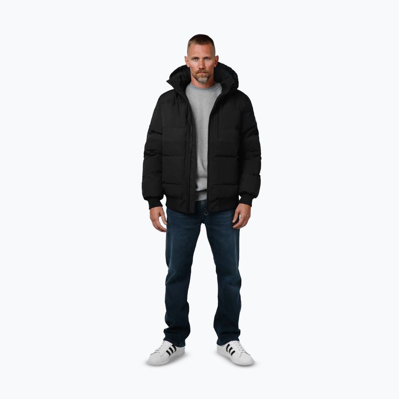 Чоловіча зимова куртка Pitbull Patton Quilted Hooded black 2