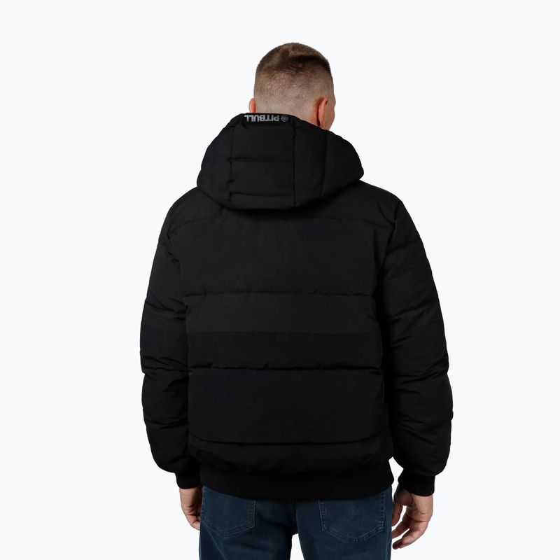 Чоловіча зимова куртка Pitbull Patton Quilted Hooded black 3