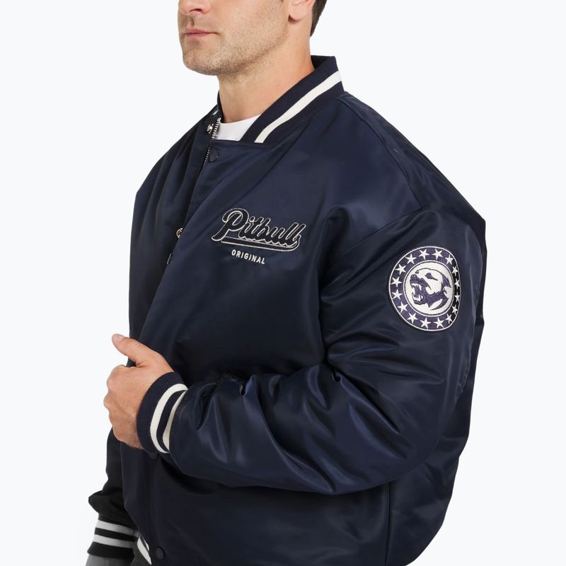 Куртка чоловіча Pitbull West Coast Seabridge Varsity dark navy 4