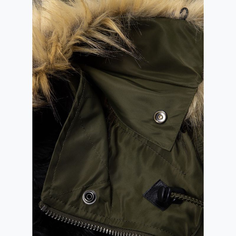 Куртка зимова чоловіча Pitbull Harvest Hooded Bomber olive 8