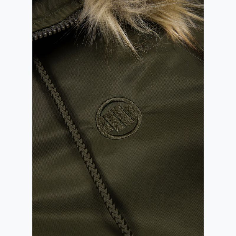 Куртка зимова чоловіча Pitbull Harvest Hooded Bomber olive 9