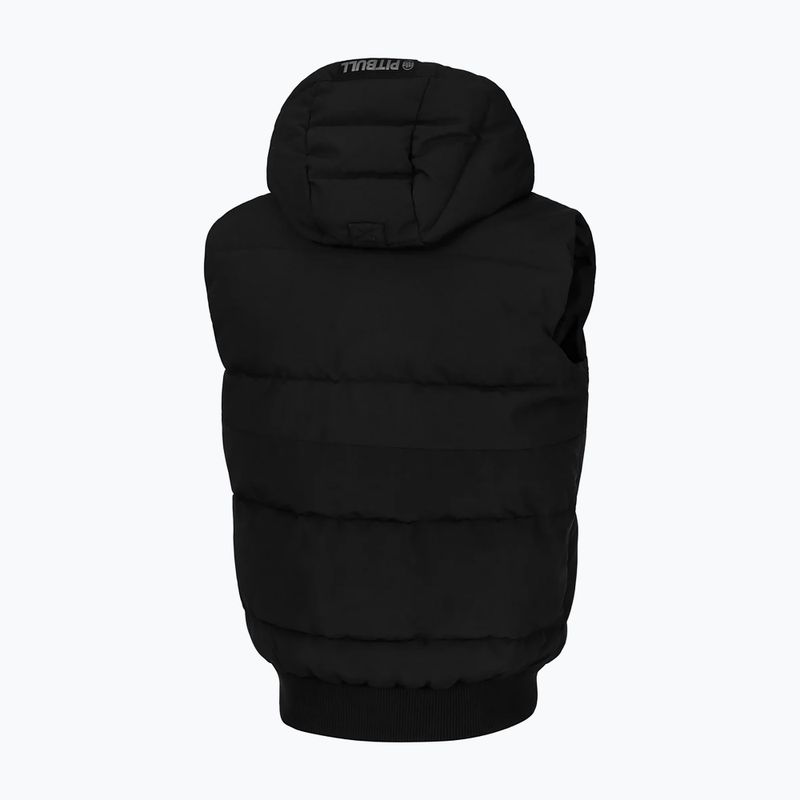 Жилет чоловічий Pitbull Patton Quilted Hooded black 7