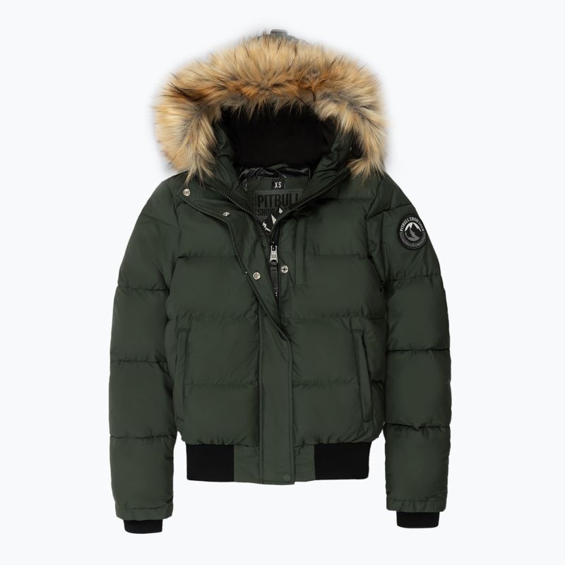 Куртка зимова жіноча Pitbull Azalea Quilted Hooded olive