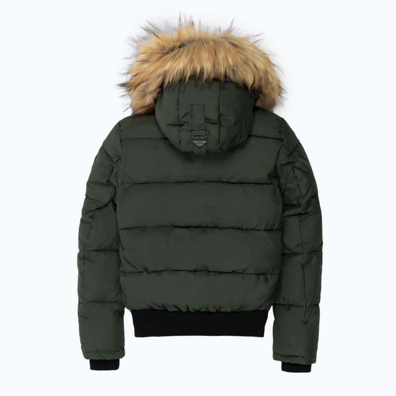 Куртка зимова жіноча Pitbull Azalea Quilted Hooded olive 2