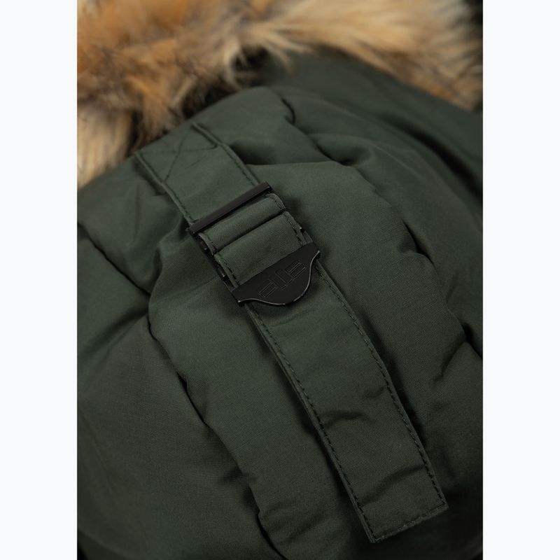 Куртка зимова жіноча Pitbull Azalea Quilted Hooded olive 5