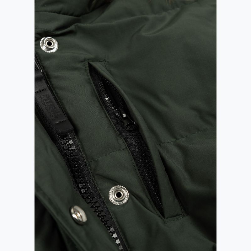 Куртка зимова жіноча Pitbull Azalea Quilted Hooded olive 6