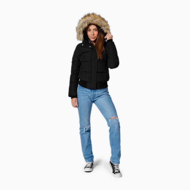 Куртка зимова жіноча Pitbull Azalea Quilted Hooded black 2