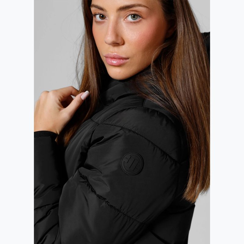 Куртка зимова жіноча Pitbull Vista Quilted Hooded black 4