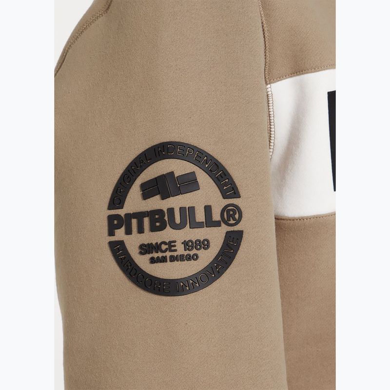 Чоловічий світшот Pitbull Sherwood Crewneck блідо-пісочний 4