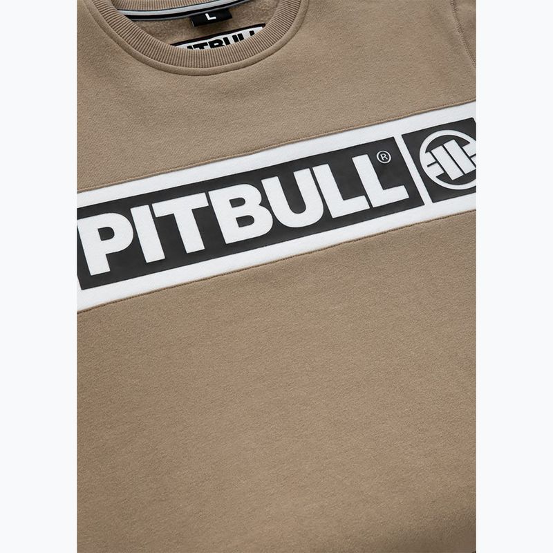 Чоловічий світшот Pitbull Sherwood Crewneck блідо-пісочний 7