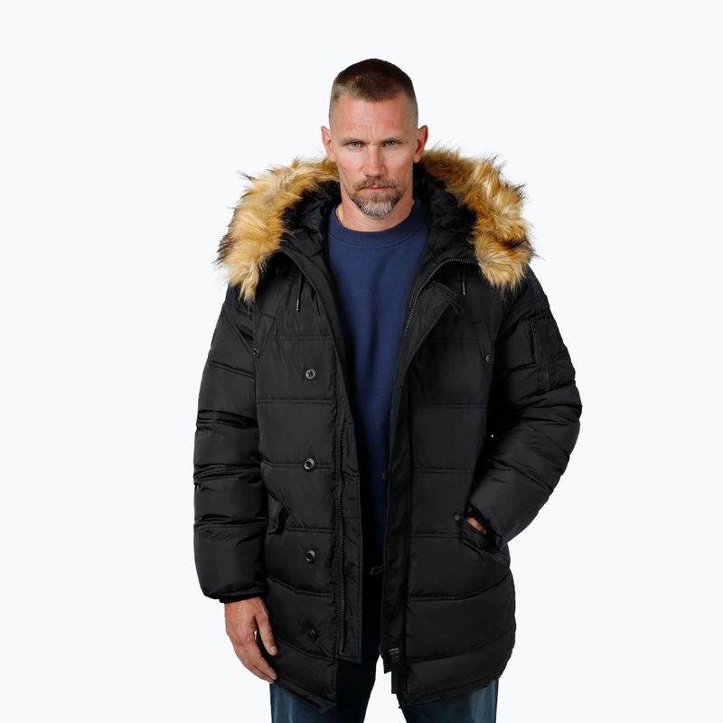 Чоловіча зимова куртка Pitbull Kingston 2 Parka black 4