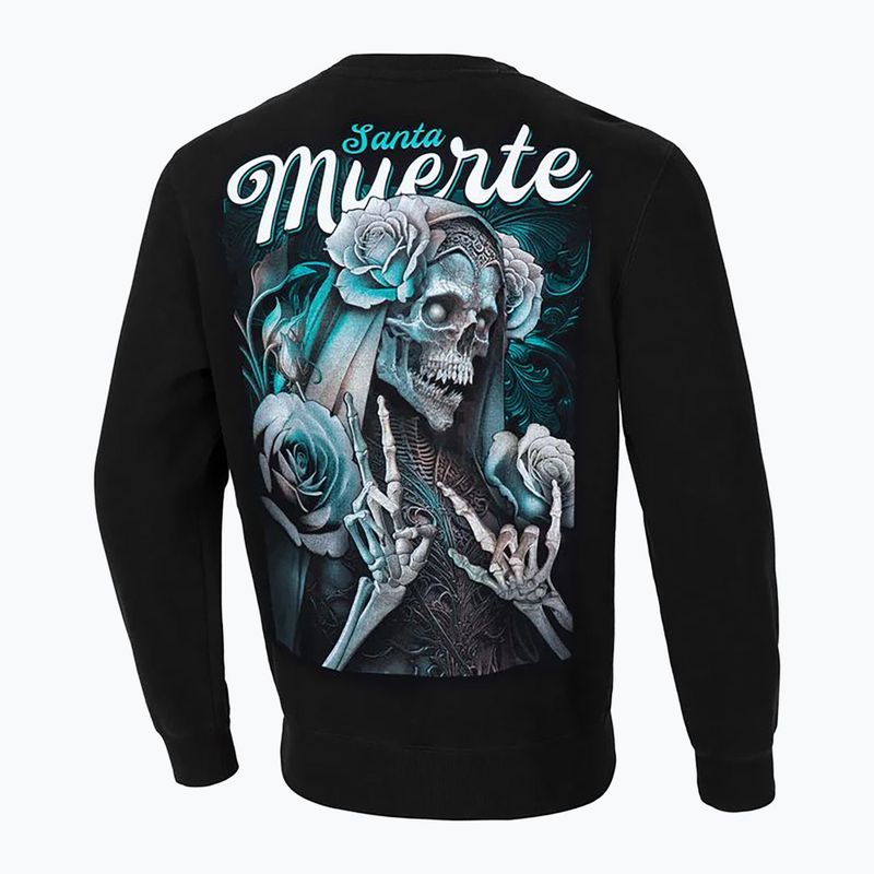 Кофта чоловіча Pitbull West Coast Crewneck Santa Muerte black 2