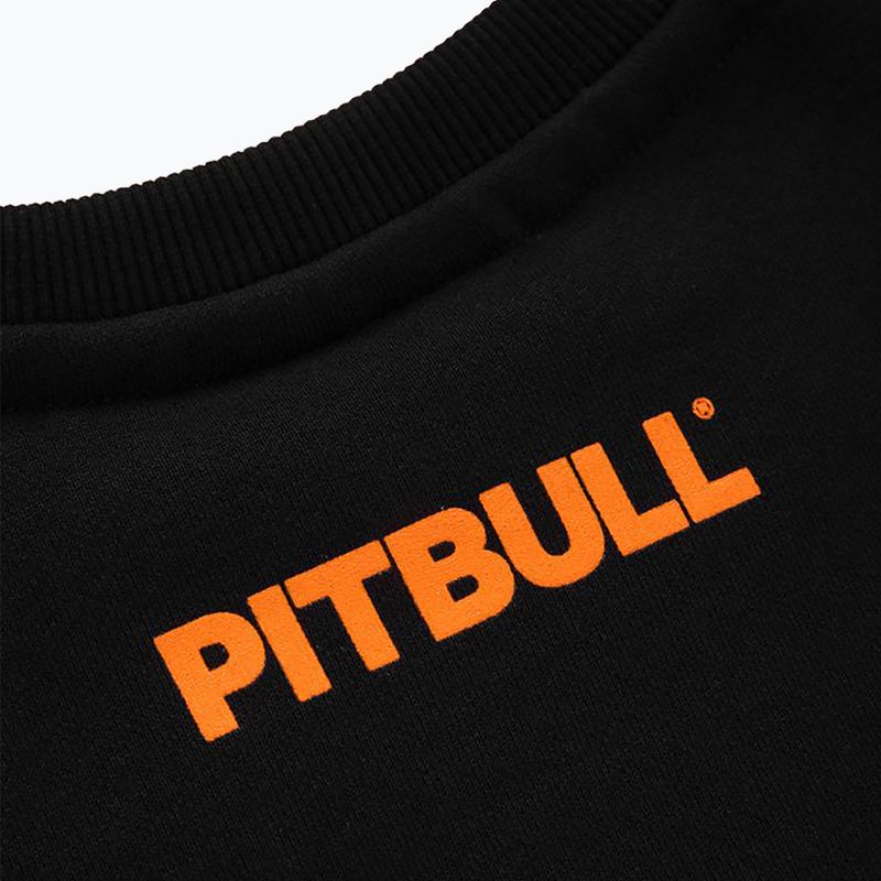 Кофта чоловіча Pitbull West Coast Crewneck Orange Dog 24 black 5