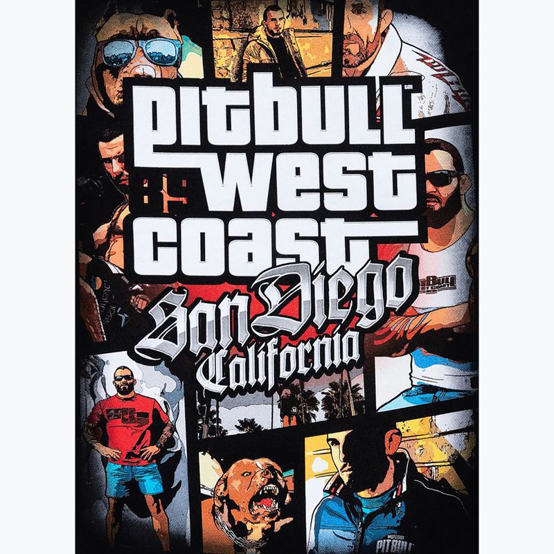 Кофта чоловіча Pitbull West Coast Hooded Most Wanted black 4