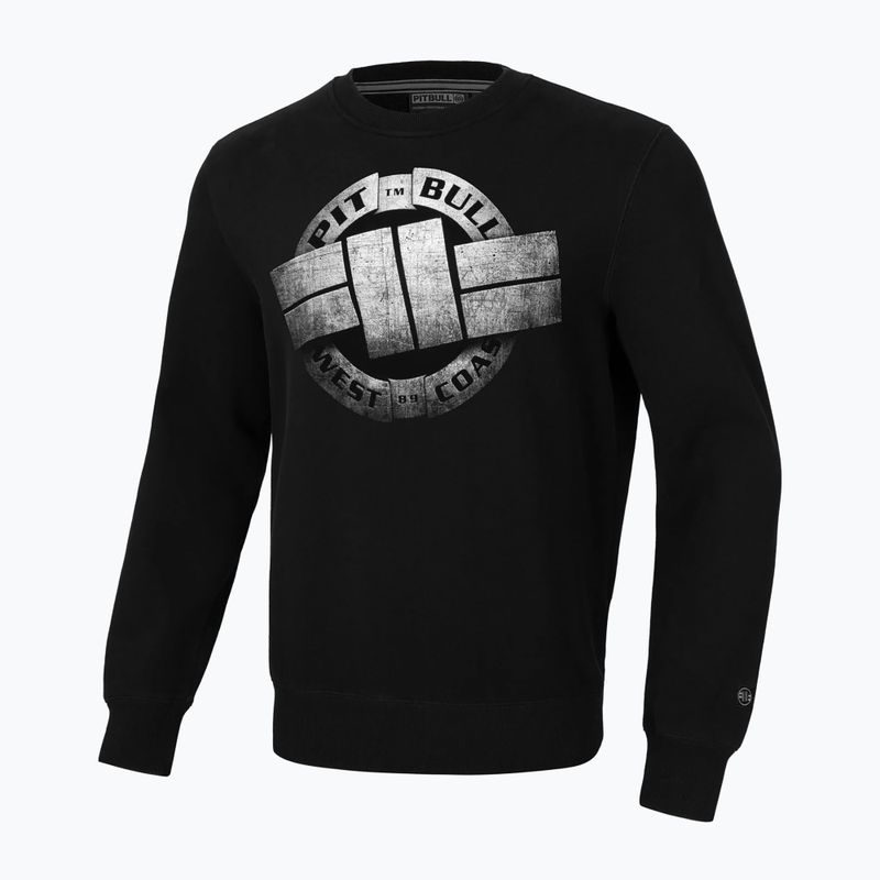 Кофта чоловіча Pitbull West Coast Crewneck Steel Logo X black