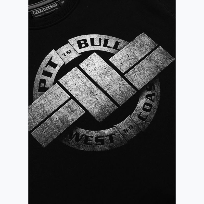 Кофта чоловіча Pitbull West Coast Crewneck Steel Logo X black 3