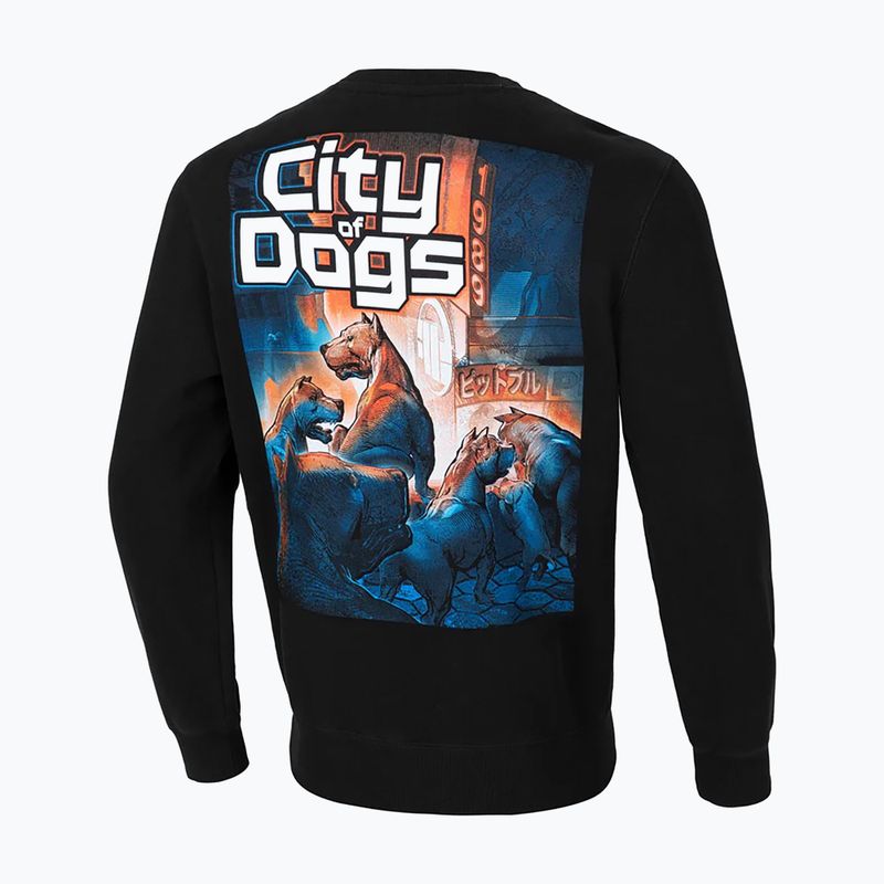 Кофта чоловіча Pitbull West Coast Crewneck City Of Dogs black 2