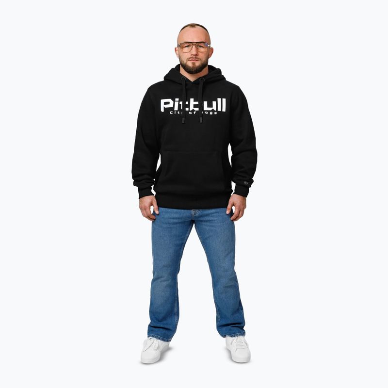 Кофта чоловіча Pitbull Hooded City Of Dogs black 2