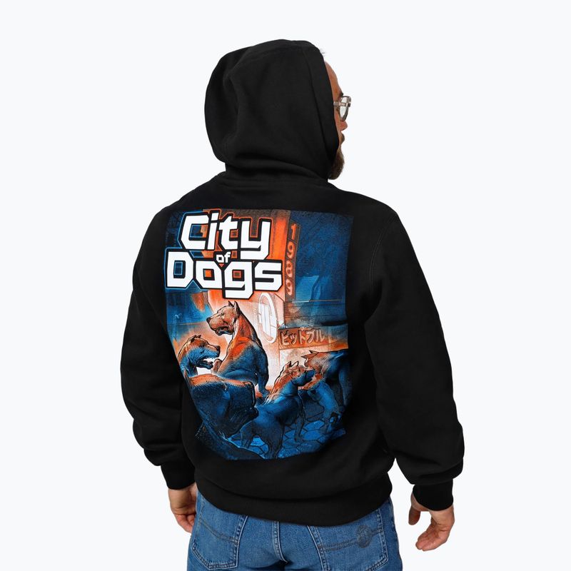 Кофта чоловіча Pitbull Hooded City Of Dogs black 3