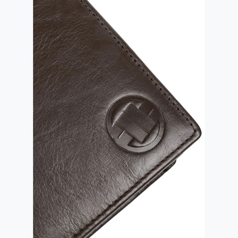 Чоловічий гаманець Pitbull Embossed Leather brown 3