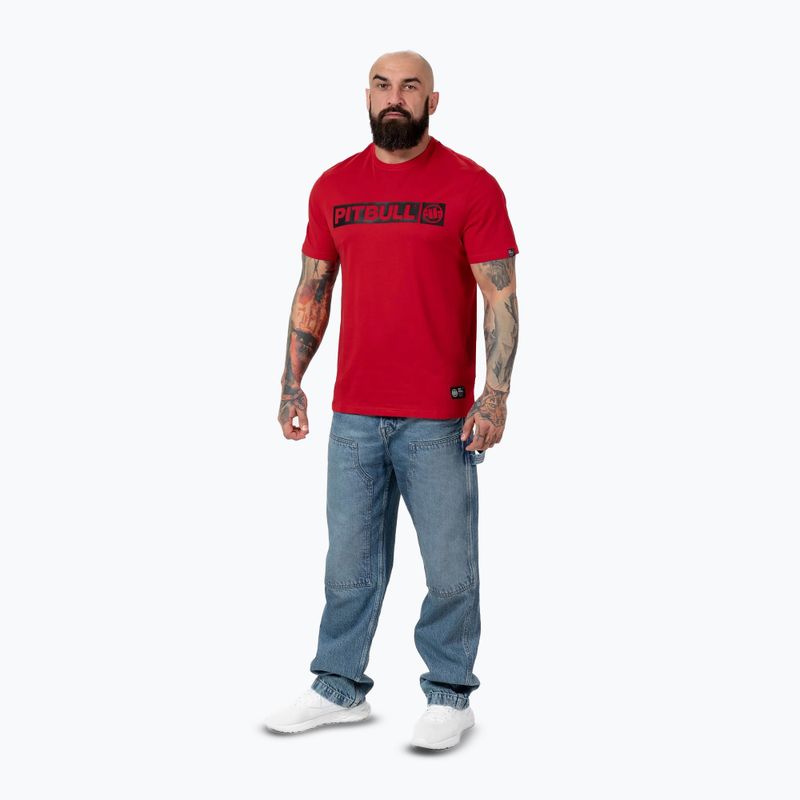 Футболка чоловіча Pitbull Hilltop rasberry red 2