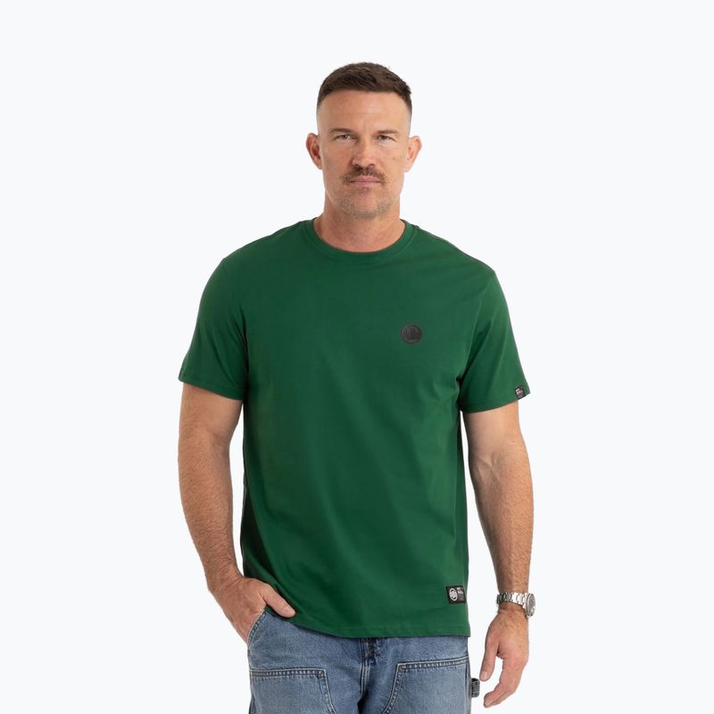 Футболка чоловіча Pitbull Small Logo leaf green
